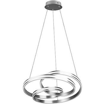 Vortex Kronleuchter Yara Nickel LED Dimmer