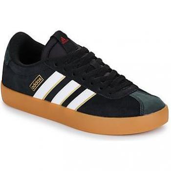 Sneaker adidas VL Court 3.0 nera con dettagli bianchi e rossi