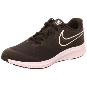 Nike Unisex-Kinder Star Runner 2 Schwarz White-Black-Volt 001 41 EU