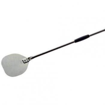 Palettino per pizza inox 20 cm rinforzato manico 1.5 mt