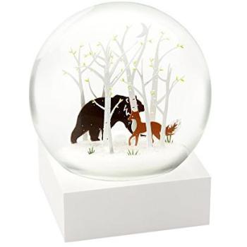 Winterzauber-Kugel – Fuchs und Bär
