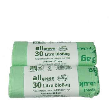 PurePlant 30L Compostable Kitchen Trash Bags