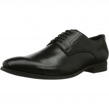Geox U Albert 2Fit F, Scarpe Stringate Uomo, Nero (Black C9999), 45 EU