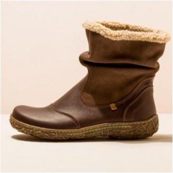 El Naturalista Botines N758 NATURAL GRAIN-LUX S. BROWN/ NIDO para Mujer color Brown