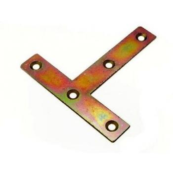 Flat T Repair Connector Plate 100mm x 100mm x 19mm YZP