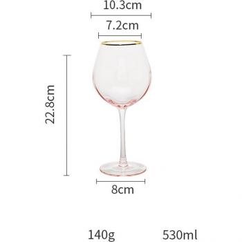 Copa de postre de cristal sin plomo