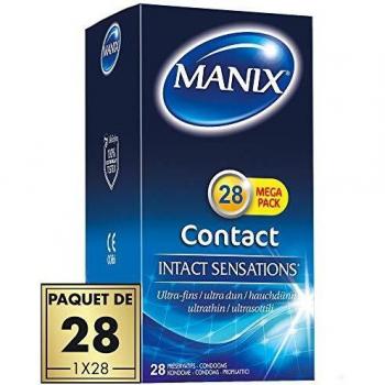 Manix Contact Préservatifs Intact Sensations 28 unité