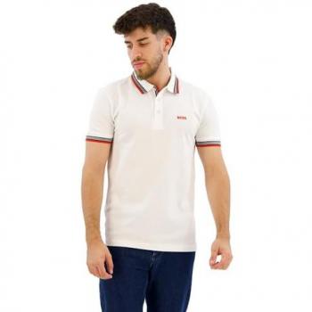 BOSS Polo Paddy Blanco Talla L