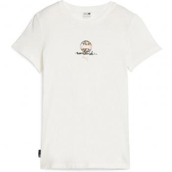 Camiseta de manga corta Puma Swxp blanca mujer