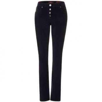Nachtblauer Damen-Cordhose Cecil – 36/30