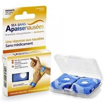 Sea-Band Bracelet Nausées Enfant Bleu