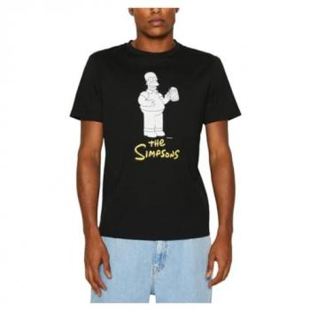 Camiseta Regular Fit de Algodón Negra Antony Morato