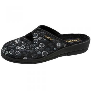 Fischer Sieh an! Pantoffeln grau-blau