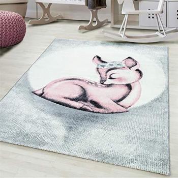 Bravich Bambi Pink Sleeping Circle Rug – 1.2m Diameter
