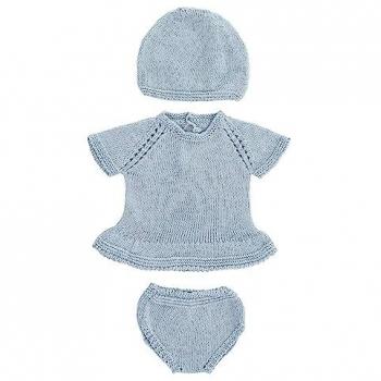 Miniland Abbigliamento Knitted Outfit 0 Cm Vestito e Cappello