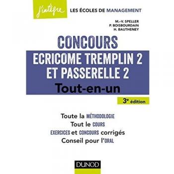 Concours Ecricome Tremplin 2 Et Passerelle 2 : Tout-En-Un