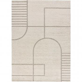 Tapis Beige/Gris Scandinave 80x150 cm