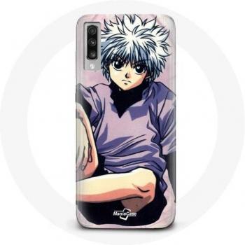 Fodera per Samsung Galaxy A50 Killua Zoldyck Anime Flash Hunter x Hunter