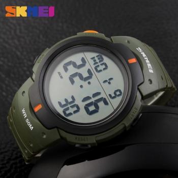 Montre Extérieure SKMEI Hommes LED Rétro-Éclairage Grand Cadran Digital Chrono Étanche