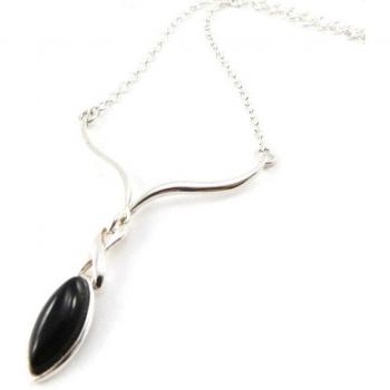 Jesse Noir de Jais Silberschmuck in Schwarz