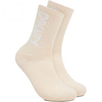 Calcetines Oakley B1B 2.0 (Blanco Crema) – Pack de 3 Pares – M