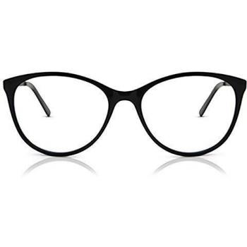 Gafas Cat Eye Mujer: Plástico Negro, Montura Completa, Lentes Recetados y Tecnología Anti-Azules – SmartBuy