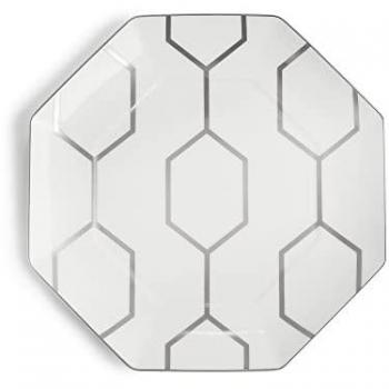 Gio Platinum Octagonal Side Plate