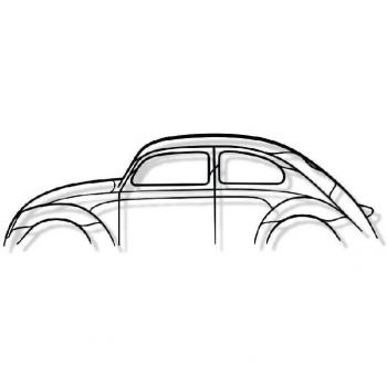 Voiture Iconique Cox – Sculpture Murale 80 cm