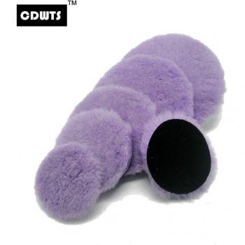 Long Hair Purple Wool Polishing Pad 6 Inch