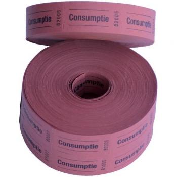 57x30mm Combicraft Quittungen 2-seitig rot