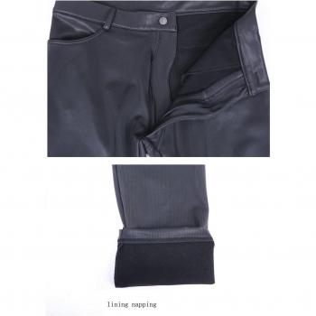 Men's Motorcycle Style Faux Leather Pants