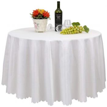Nappe Blanche pour Restaurant 228cm Lot de 10