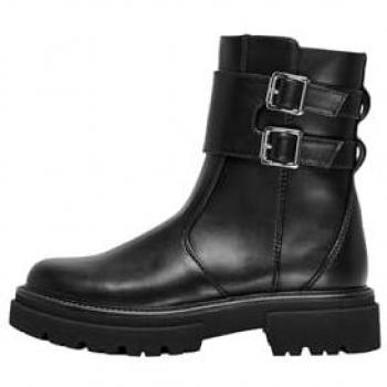 Boots Only ONLTRINITY-7 DOUBLE BUCKLE Noir 36,37,38,39,40,41 femmes