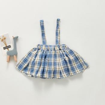 Robe automnale en coton pour fillettes