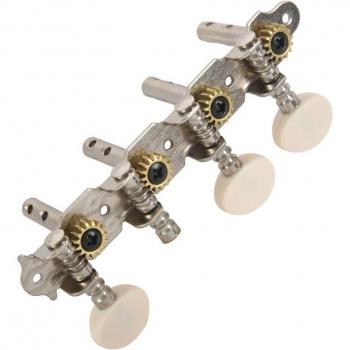 Machines à accorder pour mandoline avec perles blanches