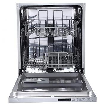 60cm White Integrated Dishwasher with 14 Place Settings