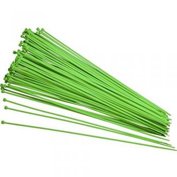 Série 93038C417 : serre-câbles verts 250 mm, 2,80 mm – lot de 100