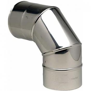 Coude 90° 3 pièces inox 304 diamètre 153 mm référence 262153