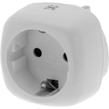Adaptador de Clavija Schuko a BS1363 Macho