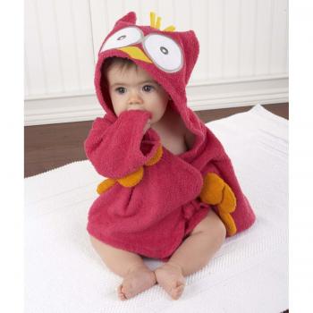 Blue Shark Bunny Hippo Children's Hooded Towel and Bathrobe for 2-3 Years