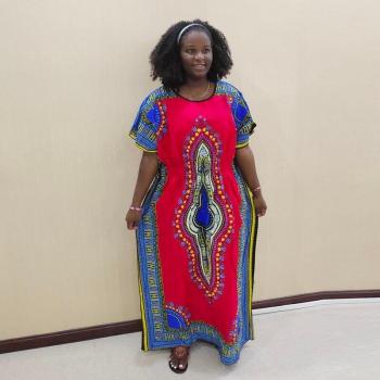 Women's Cotton Dashiki Dress