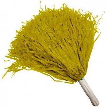 Pompon Giallo 2 Pezzi Taglia Unica Trasparente