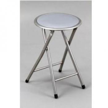 Taburete Gris Mini Plegable KitCloset