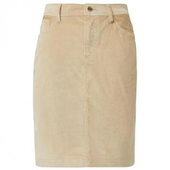 S.Oliver Minirock in Beige – Five‑Pocket Corddesign