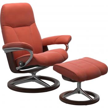 Stressless® Relaxsessel »Consul« mit Hocker und Signature Base, Größe M