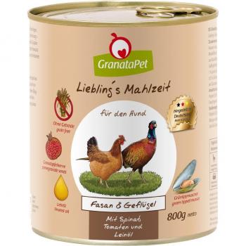 Lot GranataPet Liebling's Mahlzeit 24 x 800 g pour chien