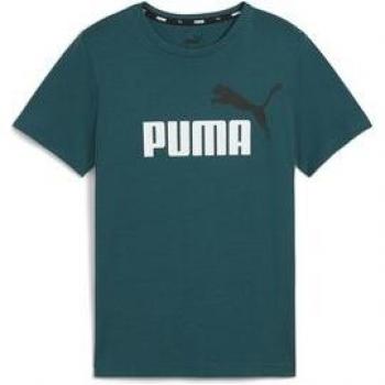 T-shirt enfant Puma ESS+ 2 COL LOGO TEE Vert 8 ans