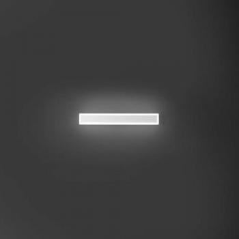 Applique Wally in Alluminio Bianco con LED Integrato 17W