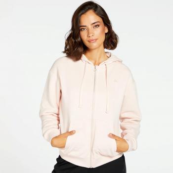 Felpa Cappuccio Rosa Donna L Up Basic