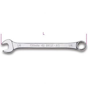 Beta Tools 5/16 in Stainless Steel Combination Spanner